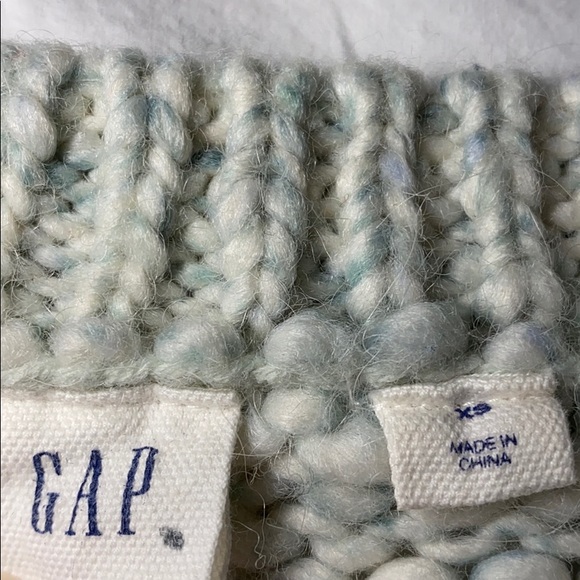 Blueish Light Green XS GAP Knit Sweater - Picture 3 of 5